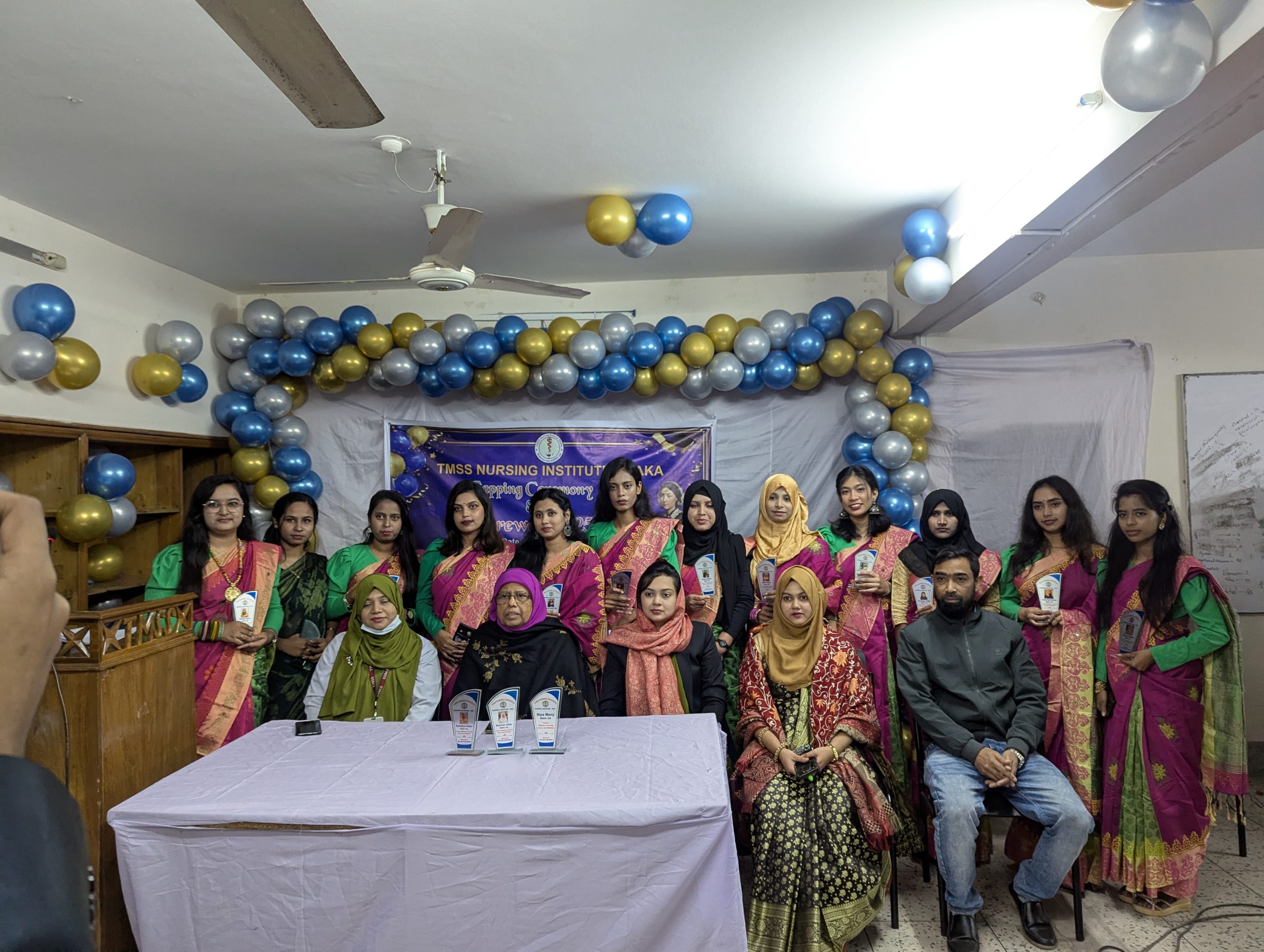 আজ TMSS Nursing Institute–এর প্রিয় ৩য় বর্ষের ছাত্রীদের বিদায় জানাতে গিয়ে আমাদের হৃদয় ভরে উঠেছে গর্ব ও আবেগে