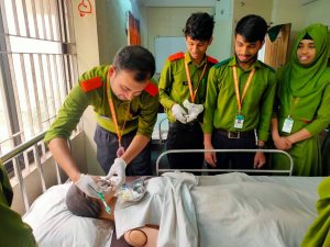 Read more about the article আজ তারা আর শুধু শিক্ষার্থী নয়—আজ তারা পেশাদার সেবাকর্মী…